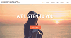 Desktop Screenshot of eminentmultimedia.com